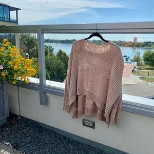 Fuzzy neutral sweater